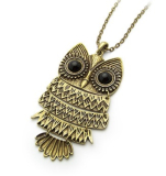 Náhrdelník Owl 1 bronzový